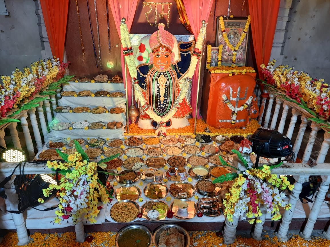 हनुमान मंदिर बाद अन्नकूट महोत्सव