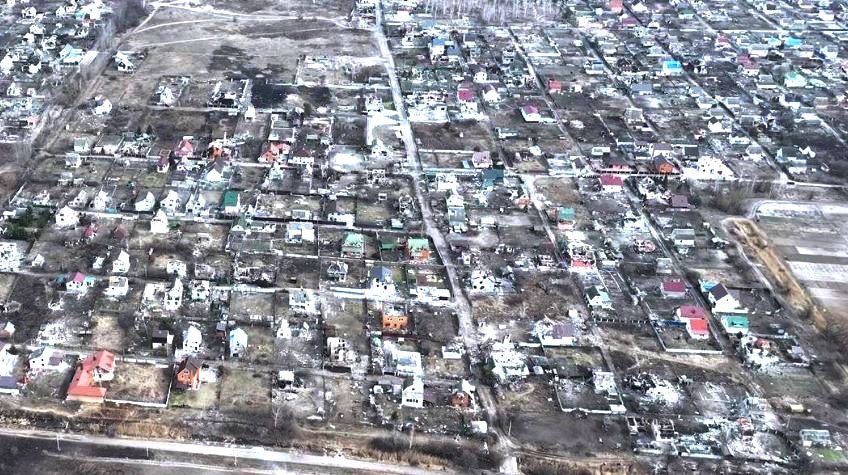 Ukraine update war: A view of the devastation in the village of Moshun, Ukraine