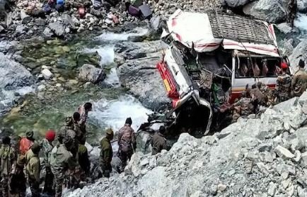 India Ladakh, 7 soldiers killed in accident