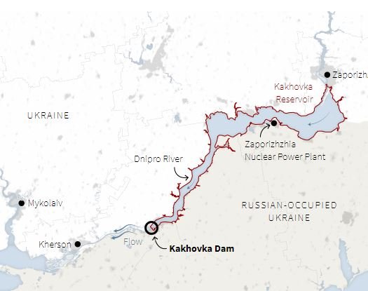 Big World News, Ukraine dam broken, Crimea will remain thirsty